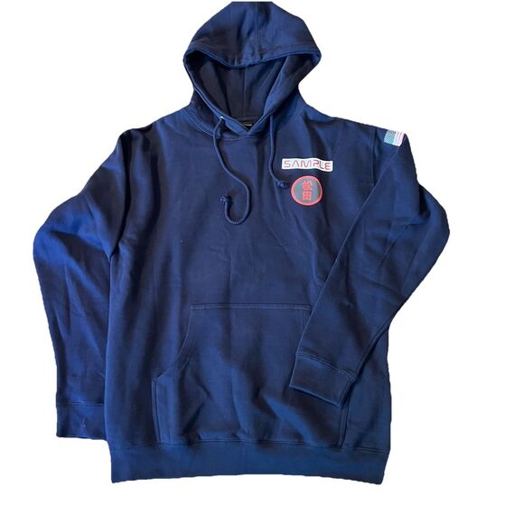 Dan Matsuda Sample Oni Graphic Skull Pullover Hoodie Japanese Astronaut Size M - Picture 2 of 7